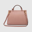 Gucci GG Marmont Small Top Handle Bag Lightweight Leather Dusty Pink