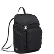 Prada Technical Fabric Backpack Black