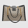 Gucci Padlock Medium GG Shoulder Beige/Ebony Black