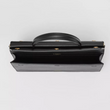 Burberry Small Leather Title Bag With Pocket Detail Black