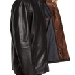 Leather Jacket with Removable Inset Bib