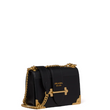 Prada Cahier Leather Shoulder Bag Black
