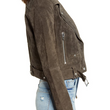 Suede Moto Jacket