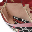 Gucci Rajah GG Tweed Large Tote Black & White