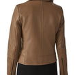 LEATHER BIKER JACKET