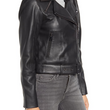 Samma Belted Leather Biker Jacket