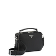 Prada Brique Saffiano Leather Bag Black