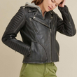 Leather Moto Cycle Jacket