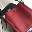 Prada Margit Leather Shoulder Bag Red