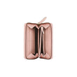 Gucci GG Leather Zip Around Wallet With Butterfly Light Pink