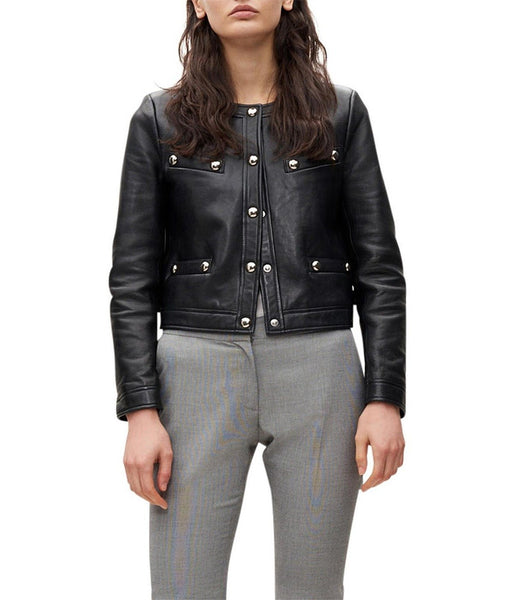 CAROUSSELE LEATHER JACKET