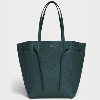 Celine Small Cabas Phantom In Soft Grained Calfskin Amazone