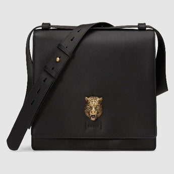 Gucci Animalier Leather Messenger Bag