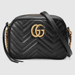 Gucci GG Marmont Small Matelassé Shoulder Bag Black