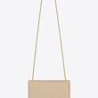 Saint Laurent Kate Medium in Grain De Poudre Embossed Leather Beige