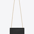 Saint Laurent Kate Medium In Grain De Poudre Embossed Leather Black