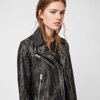 Drury Leather Biker Jacket