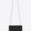 Saint Laurent Kate Medium In Grain De Poudre Embossed Leather Black