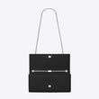 Saint Laurent Kate Medium In Grain De Poudre Embossed Leather Black