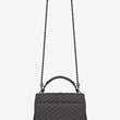 Saint Laurent Classic Medium College Monogram Black Gold-Toned