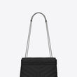 Saint Laurent LouLou Medium in Metelasse “Y” Leather Black