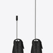 Saint Laurent LouLou Medium in Metelasse “Y” Leather Black