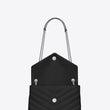 Saint Laurent LouLou Medium in Metelasse “Y” Leather Black