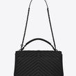 Saint Laurent Medium College Bag In Black