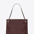 Saint Laurent Niki Medium Bag In Crinkled Vintage Leather Prunia