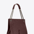 Saint Laurent Niki Medium Bag In Crinkled Vintage Leather Prunia