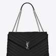 Saint Laurent Large Loulou Shopping Bag Black