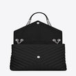 Saint Laurent Large Loulou Shopping Bag Black