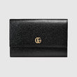 Gucci GG Leather Continental Wallet Black