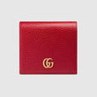 Gucci GG Leather Card Case Red