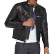LEATHER RACER JACKET