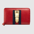 Gucci Sylvie Leather Continental Wallet Black