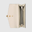 Gucci Sylvie Leather Mini Chain Bag White