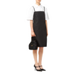 Prada Duet Fabric Shoulder Bag Black