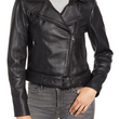Samma Belted Leather Biker Jacket