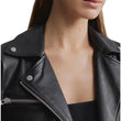 LEATHER BIKER JACKET