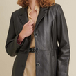 Charlotte Thinsulate Leather Car Coat