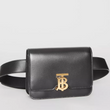 Burberry Belted Leather TB Bag Black