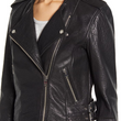 Pebble Leather Moto Jacket