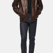 Cuthbert Leather Bomber Jacket
