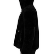 Shearling Down Leather Coat