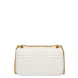 Prada Diagramme Medium Leather Bag White