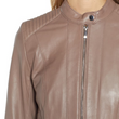 Cole Haan Leather Moto Jacket