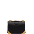 Prada Cahier Leather Shoulder Bag Black