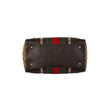 Gucci Boston Vintage Web Embroidered Bee Bag Dark Brown