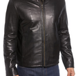 Lambskin Leather Moto Jacket